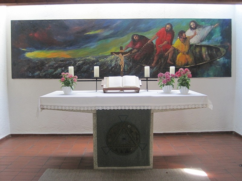 Altar der Heilandkirche in Oberau