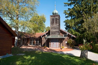 Holzknüppelkirche - Christuskirche in Utting am Ammersee