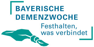 Logo: Bayerische Demenzwoche: festhalten, was verbindet