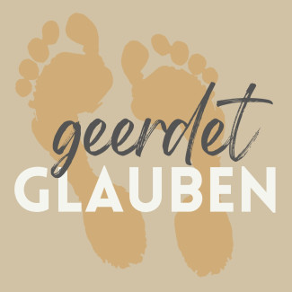 Fußabdrücke - Logo geerdet glauben